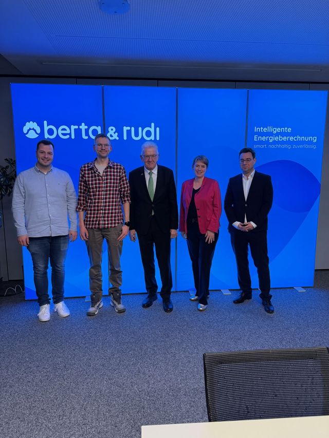 Startup-Besuch mit MP Kretschmann