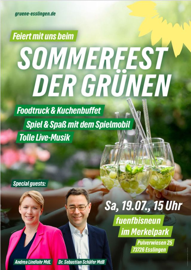 Sommerfest der Esslinger Grünen