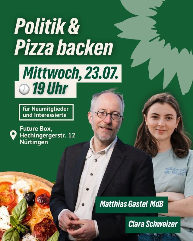 🍕 Politik & Pizza 🍕aber wir backen selber!