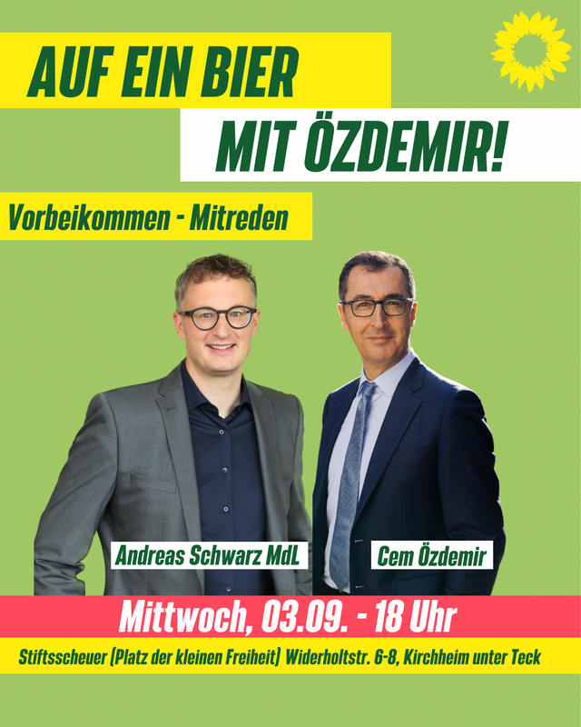 Auf ein Bier mit Özdemir!