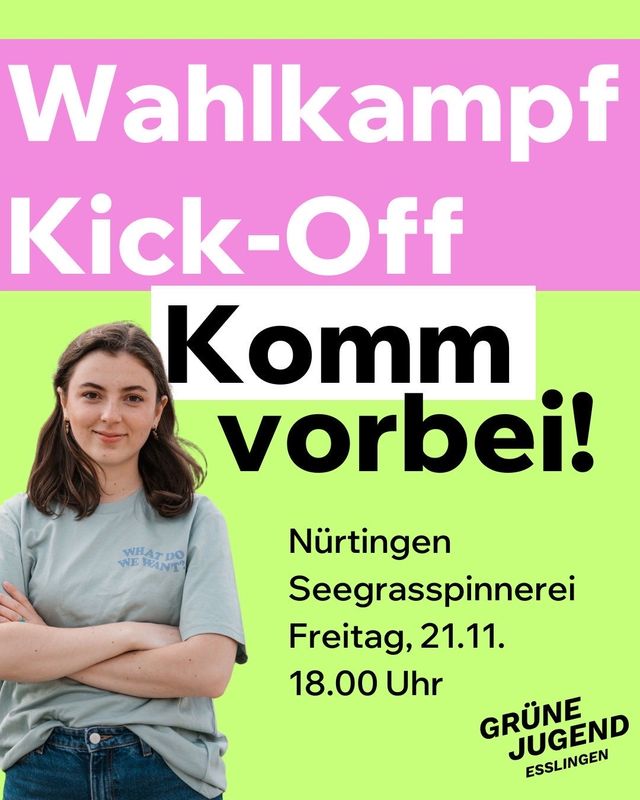 Wahlkampf Kick-Off mit Clara Schweizer für die Grüne Jugend