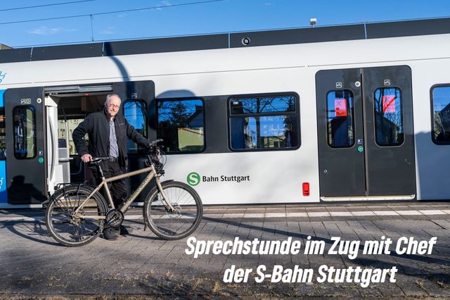 Öffentliche Sprechstunde mit Matthias und dem Chef der Stuttgarter S-Bahn