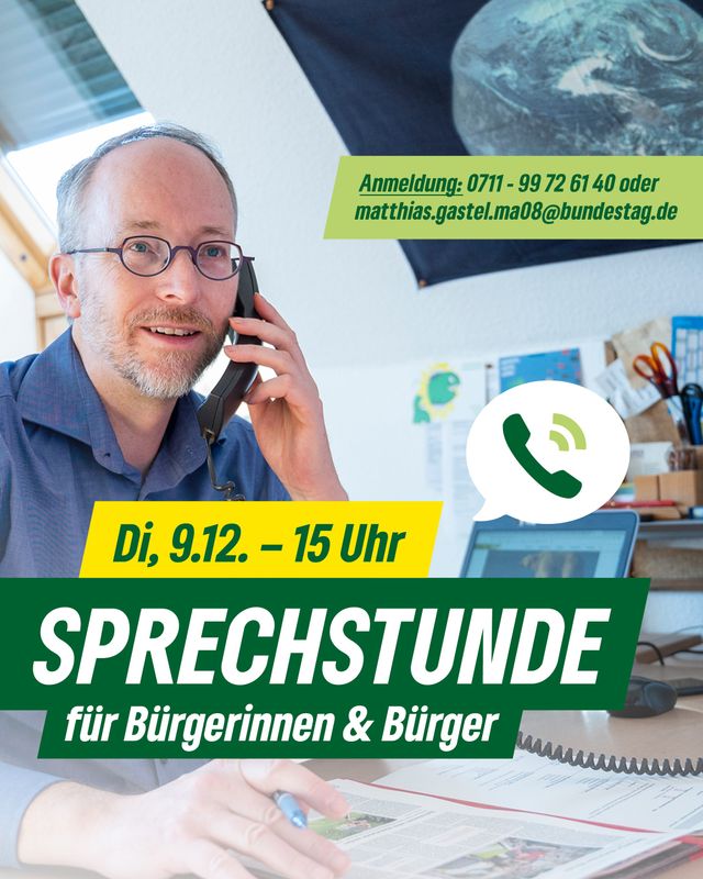 Direkter Draht zu Matthias Gastel