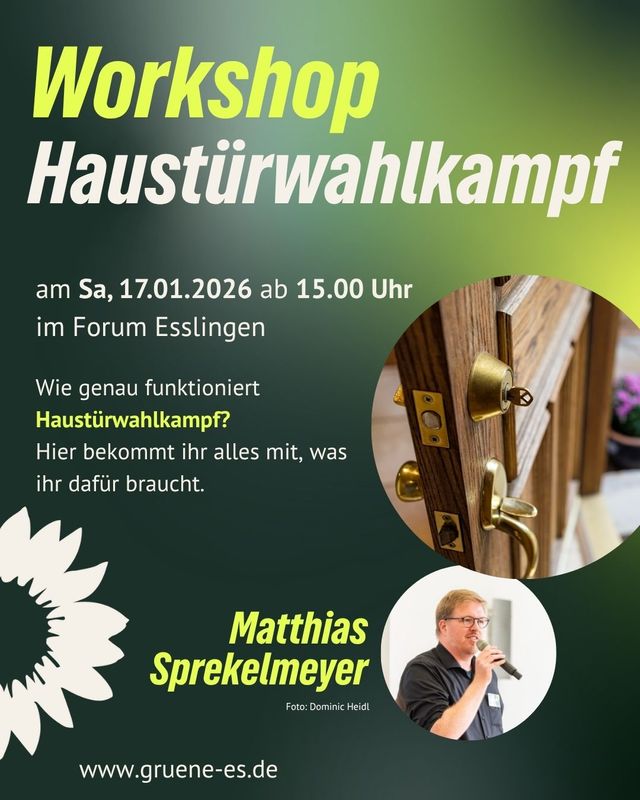 Workshop Haustürwahlkampf