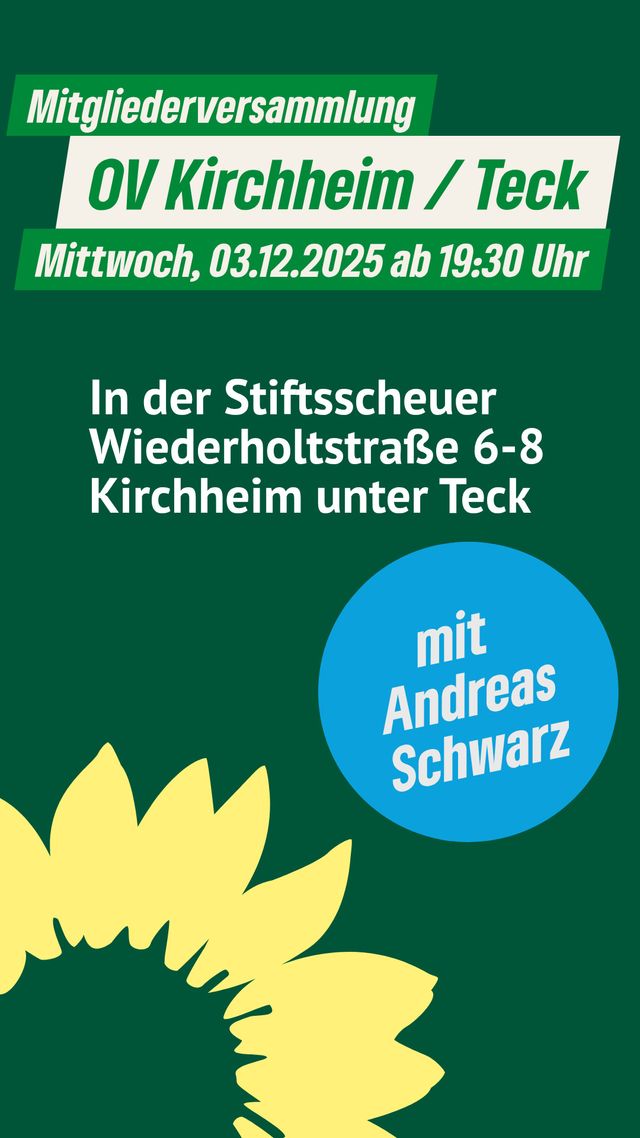 Ortsmitgliederversammlung Kirchheim