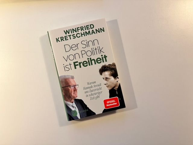 "Der Sinn von Politik ist Freiheit“ - Buchvorstellung mit Winfried Kretschmann
