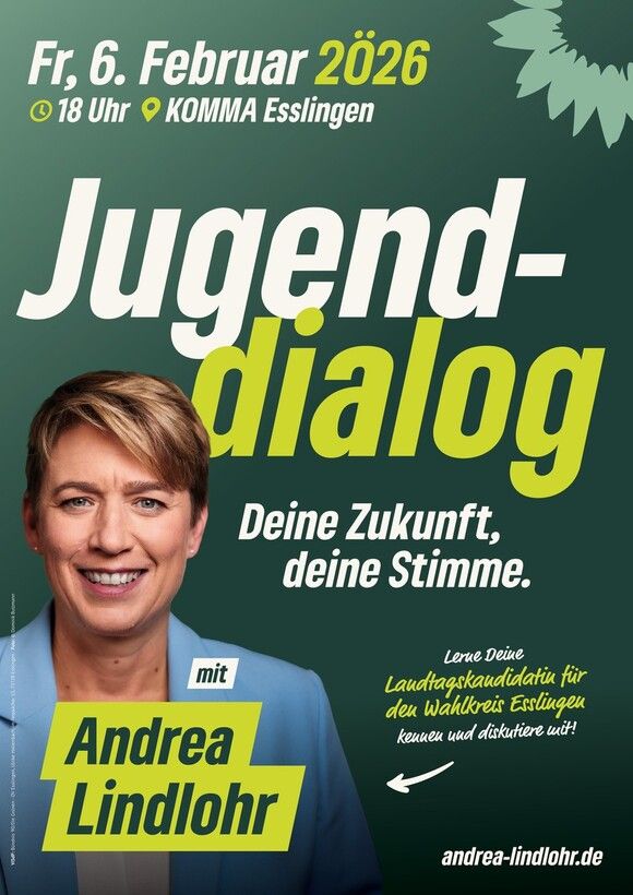 Jugenddialog mit Andrea Lindlohr MdL