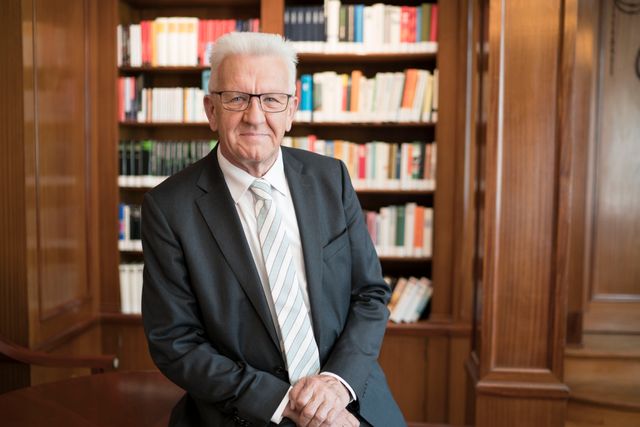 Winfried Kretschmann in Nürtingen