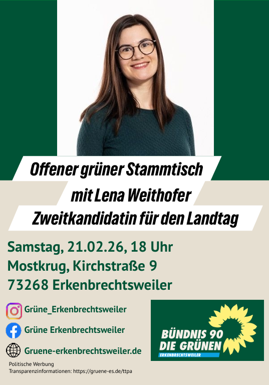 Offener Grüner Stammtisch Erkenbrechtsweiler