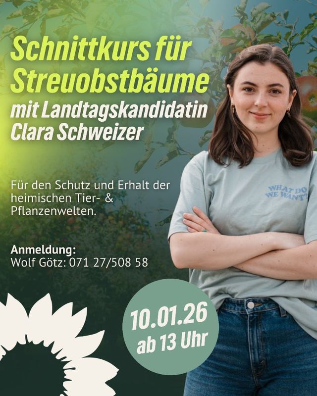 Schnittkurse für Streuobstbäume