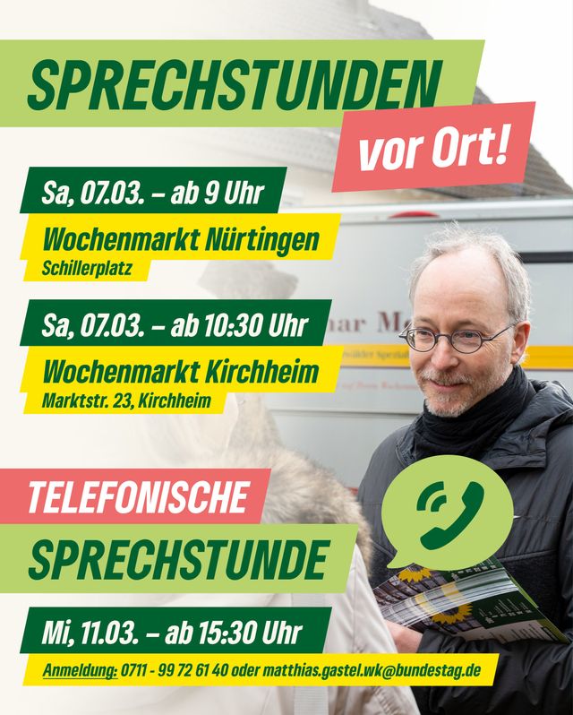 Direkter Draht zu Matthias Gastel