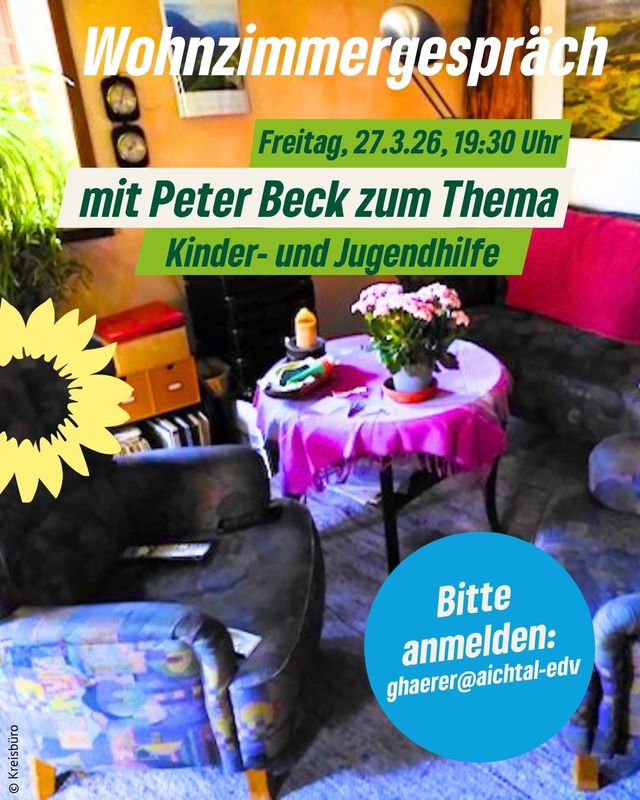 Wohnzimmergespräch mit Peter Beck zur Kinder- und Jugendhilfe