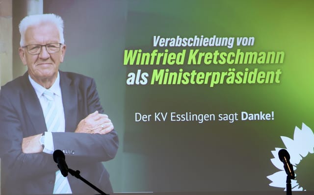 Verabschiedung von Winfried Kretschmann als Ministerpräsident