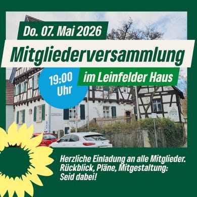 Mitgliederversammlung OV Leinfelden-Echterdingen