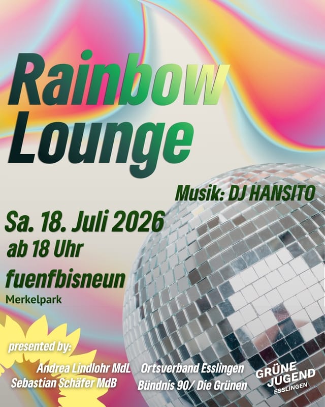🌈 Rainbow Lounge – Gemeinsam für Vielfalt und Demokratie
