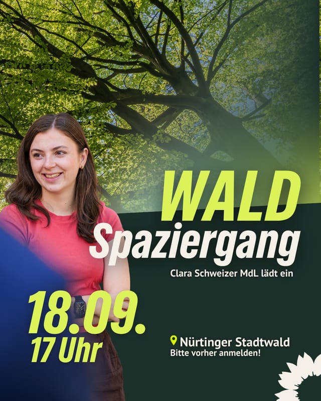 Einladung zum gemeinsamen Waldspaziergang