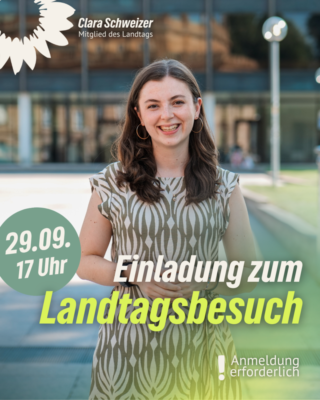 Besuch im Landtag bei Clara Schweizer MdL
