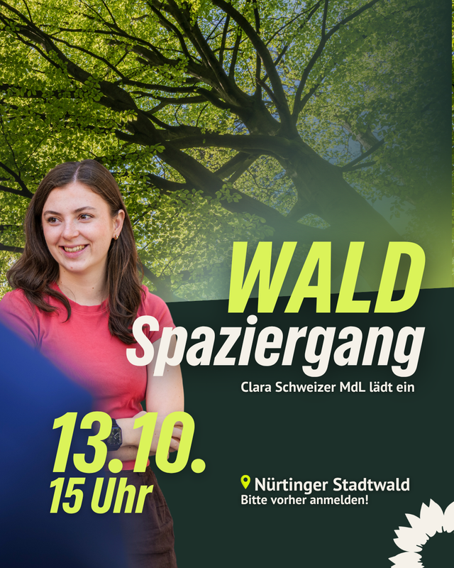Einladung zum gemeinsamen Waldspaziergang