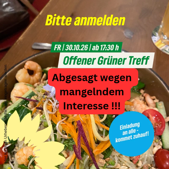 Offener kreisweiter grüner KV-Treff