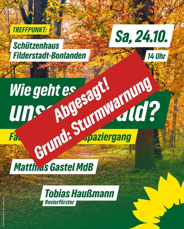 „Wie geht es unserem Wald?“ - Waldspaziergang mit Matthias Gastel MdB